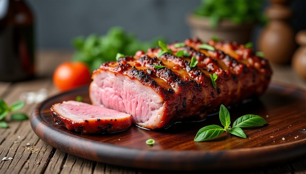 Travers de porc marinés et grillés à la perfection : un délice croustillant et savoureux