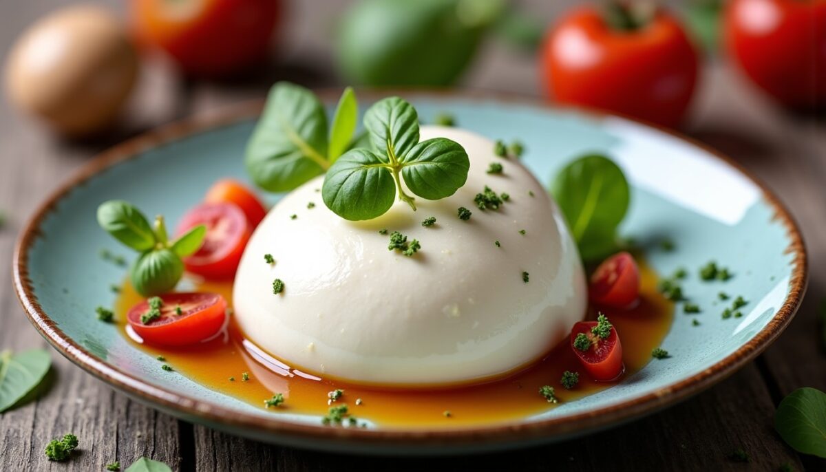 Burrata : explorez ses origines, ses secrets culinaires, ses vertus santé et des recettes savoureuses